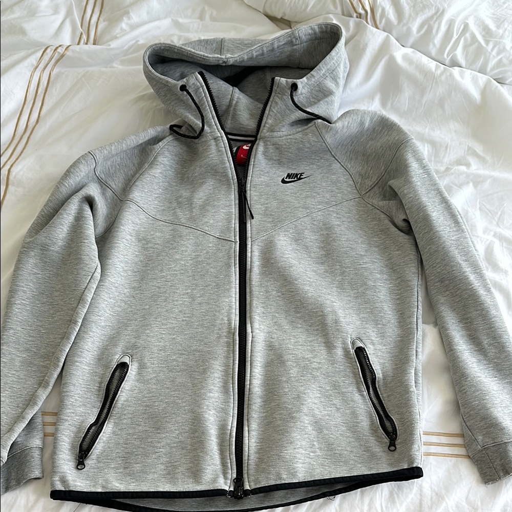 Nike Gray Zip-Up Hoodie